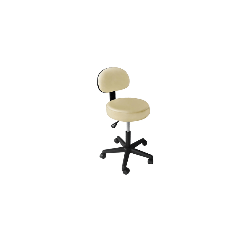 Tabouret avec dossier - Noir