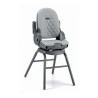 Chaise haute évolutive 4 en 1 - Gris