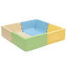 Parc pour crèche en mousse modulable fermé