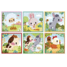 9 Cubes Animaux De La Ferme