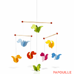 Mobile dragon en bois