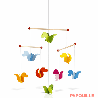 Mobile dragon en bois