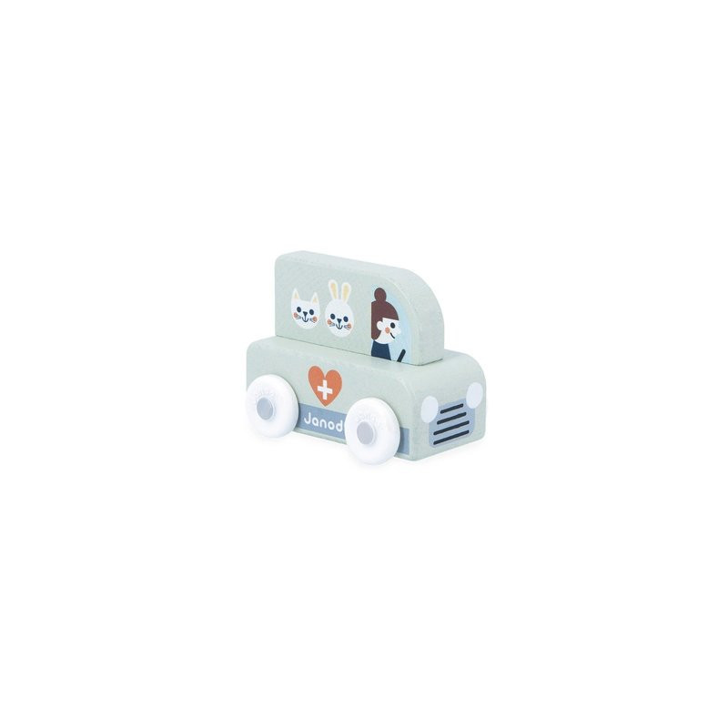 Camion vétérinaire en bois