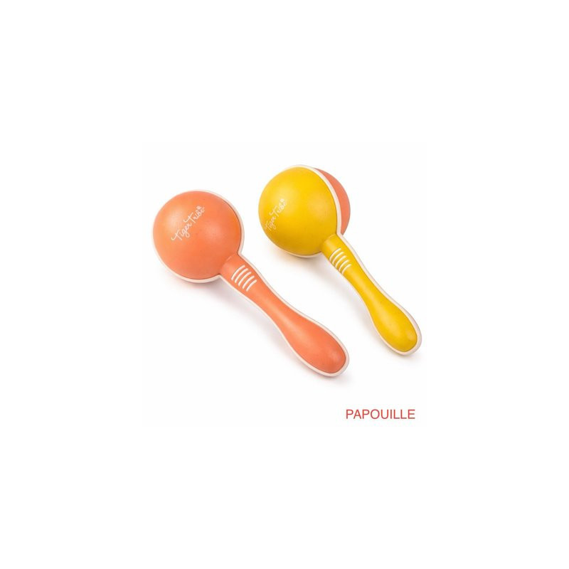Lot de 2 maracas - Tiger Tribe