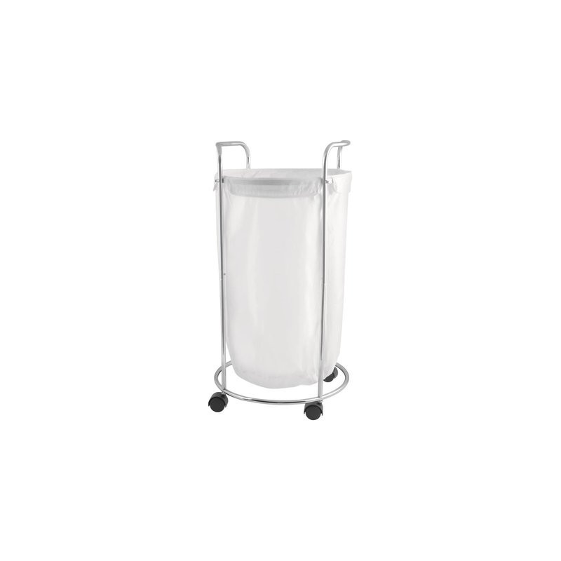 Panier à linge rond sur roulettes – 50 L
