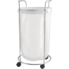 Panier à linge rond sur roulettes – 50 L