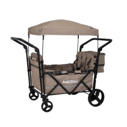 Poussette Wagon 4 places Gris