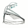 Hamac 5 points avec arche de jeux - pliable