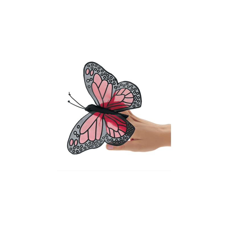 Marionnette à doigt - Papillon monarque