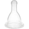 Biberon en verre regul'Air 110 ml - tétine NN silicone - Turquoise
