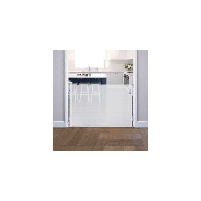 Barrière rétractable jusqu'à 140 cm - Gris