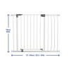 Kit barrière et rallonge de18 cm - Blanc