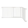 Barrière rétractable 74,5 cm jusqu’à 1,95 m - Blanc
