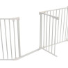 Barrière rétractable 74,5 cm jusqu’à 1,95 m - Blanc