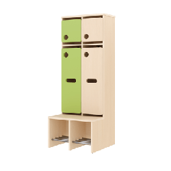Garde-robe 2 places avec assise - T1