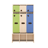 Garde-robe 3 places avec assise - T1