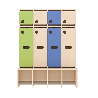 Garde-robe 4 places avec assise - T1