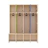 Garde-robe 4 places avec assise - T1