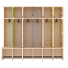 Garde-robe 6 places avec assise - T1