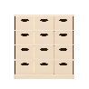 Meuble de rangement 12 bacs - MELU