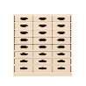 Meuble de rangement 24 bacs - NALA