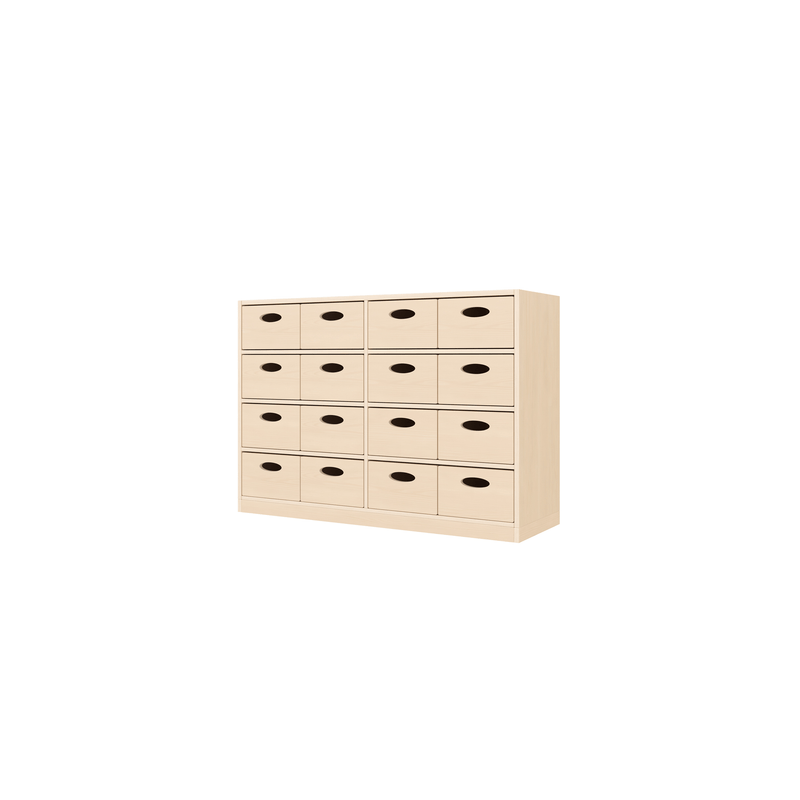 Meuble de rangement 16 bacs - Lumi