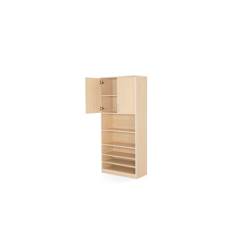Armoire de rangement 2 portes - Moka