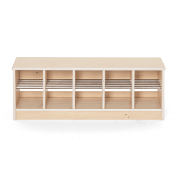 Banc vestiaire 8 casiers 99x33x35cm - Pomi