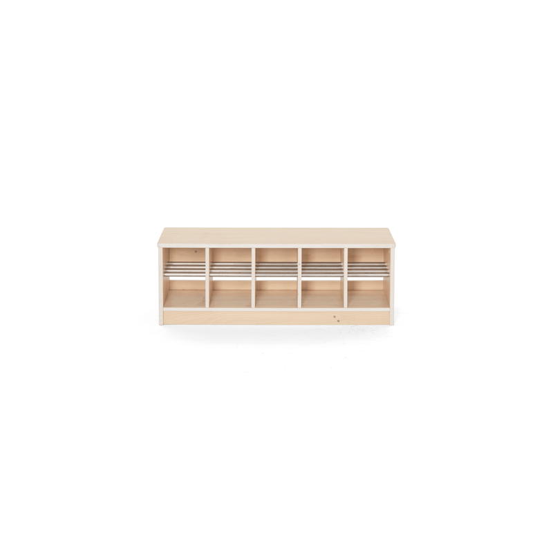 Banc vestiaire 8 casiers 99x33x35cm - Pomi