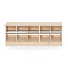 Banc vestiaire 8 casiers 99x33x35cm - Pomi
