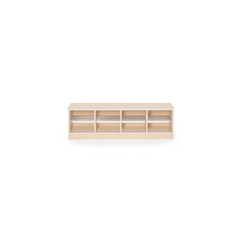 Banc vestiaire 8 casiers 120x33x35cm - Mopi