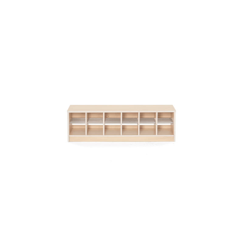 Banc vestiaire 12 casiers 120x33x35cm - Zomi