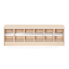 Banc vestiaire 12 casiers 120x33x35cm - Zomi
