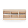 Banc vestiaire 6 casiers 90x33x35cm - Nami