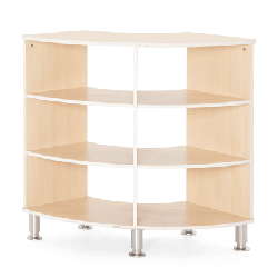 Meuble de rangement arrondi 6 cases - Lou