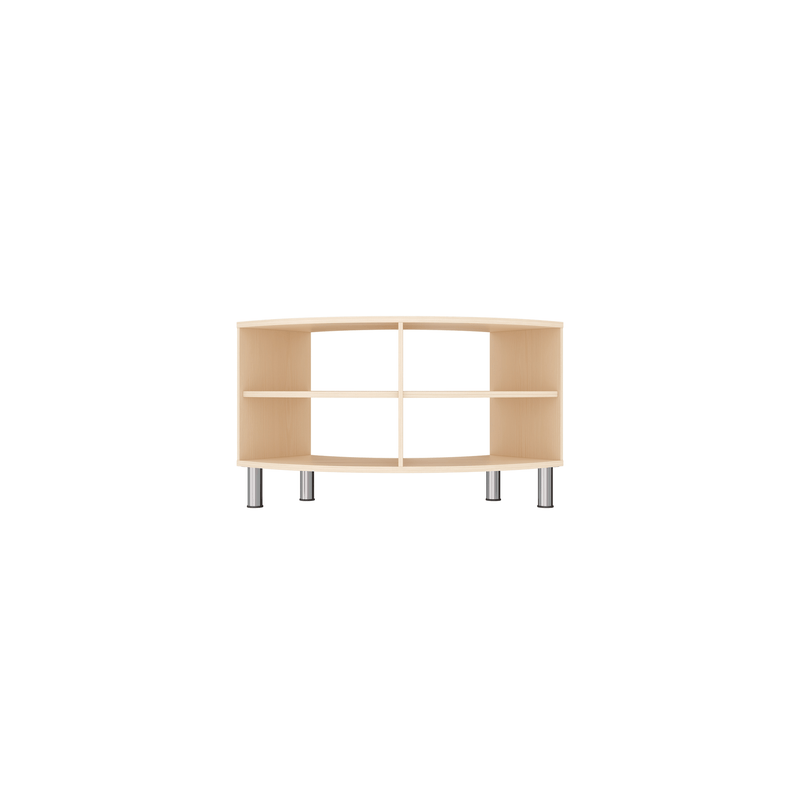 Meuble de rangement arrondi 4 cases - Blum