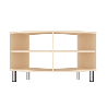 Meuble de rangement arrondi 4 cases - Blum