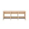Banc de vestiaire 3 cases 90 cm - Maya