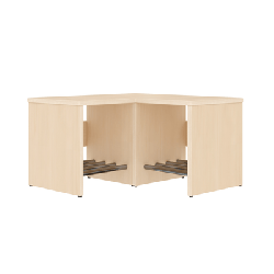 Banc vestiaire d'angle 2 casiers