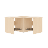 Banc vestiaire d'angle 2 casiers