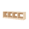 Banc vestiaire 3 casiers - Lana