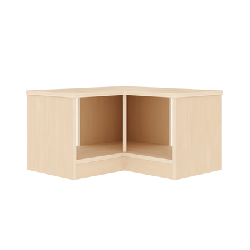Banc vestiaire 3 casiers - Lana