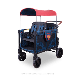 Poussette wagon 4 places - Superman - 6 mois +