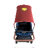 Poussette wagon 4 places - Superman - 6 mois +