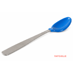 cuillère bébé douce en silicone long manche inox