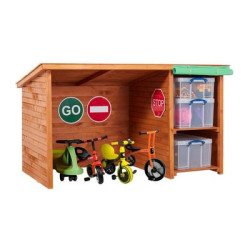 Abri à vélos avec rangements