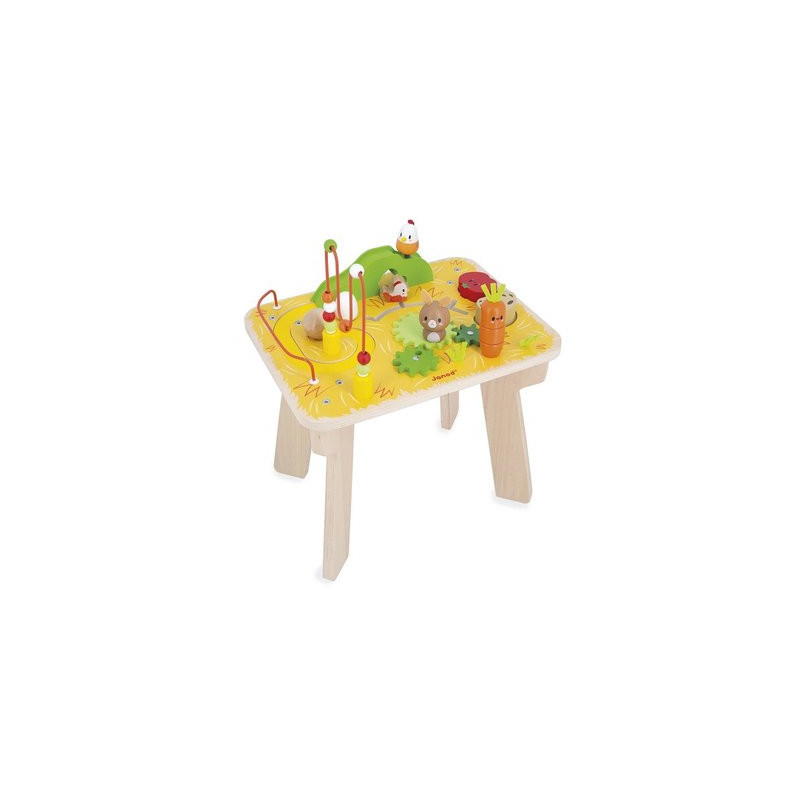 Table d'Activités Ferme en bois