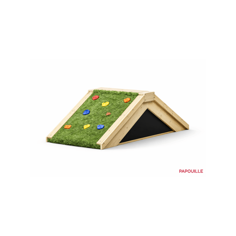 Pont d'escalade extérieur - en bois