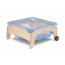 Table d'activités à roulettes - sable et eau