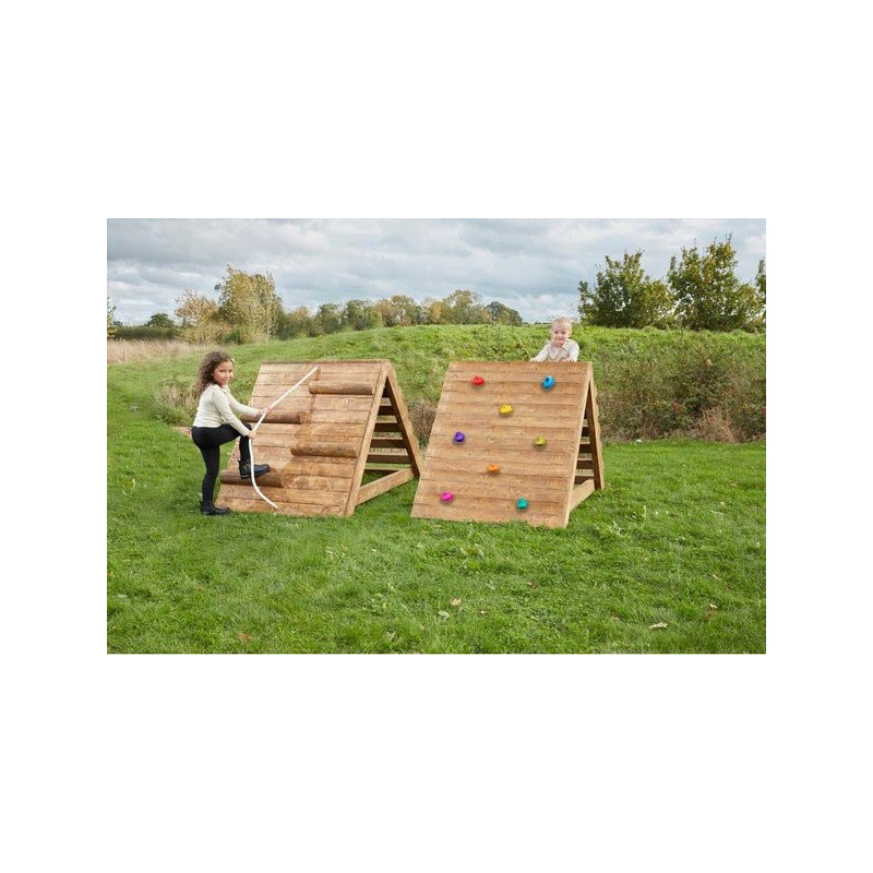 Set de 2 structures d'escalade